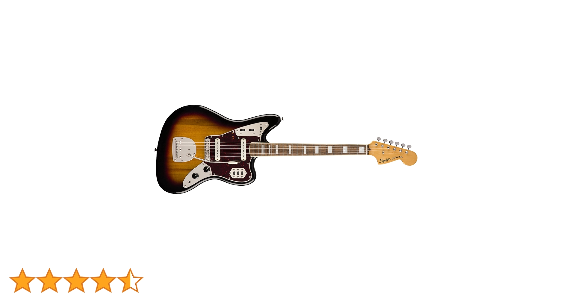 ジャガー サンバースト ストラップ付き Amazon | Squier by Fender エレキギター Classic Vibe '70s